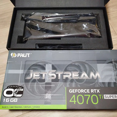 新品 動作確認済 Nvidia 4070Ti Super オーバークロック対応 NED47TSS19T2-1043J 自作保険付きの画像