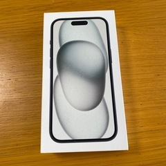 iPhone15ブラック箱のみの画像
