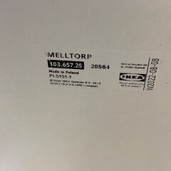 2人用ダイニングセット イケア IKEA メルトルプ 幅75cm ダイニングテーブル イス×2脚 総額13990円 🚚自社配送時💳代引き可🚚(現金、クレジット、スマホ決済対応)の画像