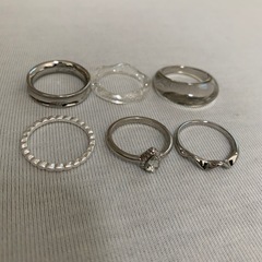 シルバーリング 6個セット ⛓️🩶
