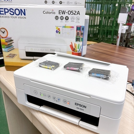 2022年製EPSON EW-052A プリンターソフトウェアディスク、純正新品インク付き (プロフ・説明文必読🙏) 相武台下のプリンター の中古あげます・譲ります｜ジモティーで不用品の処分