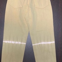 ★新品タグ付き★マウジー　タイダイ染め ワイドパンツ ベージュ　グリーンの画像