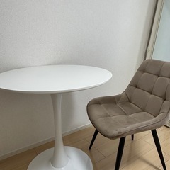 テーブル 白 70cm