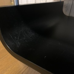 ガラステーブル　ブラックの画像