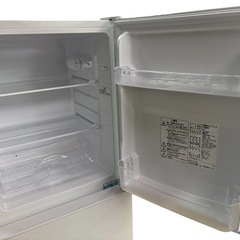 NO.2222【2024年製】ニトリ 2ドア冷蔵庫 N グラシア NTR-106WH 106L 冷蔵73L/冷凍33L 家電 中古
の画像
