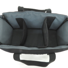 LAGASHA (ラガシャ) ハンドバッグ Carryingcase.net コラボ カメラ対応 インナーバッグ Mサイズ 黒の画像