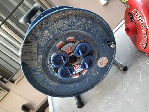 屋外用 防水20mリールコード