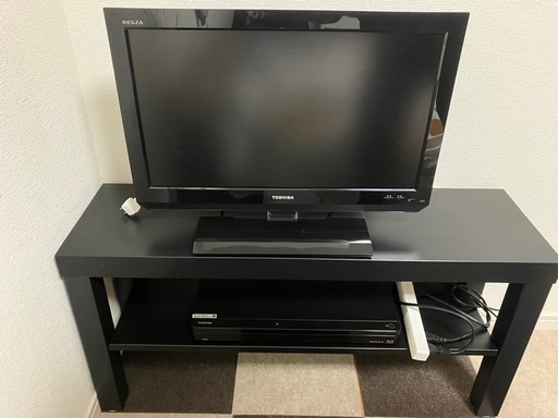 液晶テレビ、レコーダー、テレビ台セット