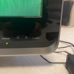 40型テレビ➕外付けハードディスクの画像
