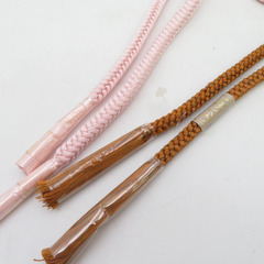 帯締め 4本まとめてセット 丸組 組紐 絹100% カジュアル 正絹 和装小物 帯〆 レディース 女性 長さ160cm 【キモノオフ野々市若松店】の画像