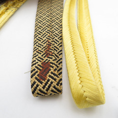 帯締め 4本まとめてセット 平組 組紐 絹100% 正絹 和装小物 帯〆 レディース 女性 長さ160cmの画像