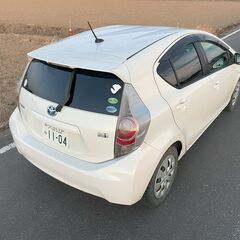 アクア★車検８年２月まで★社外ナビ地デジテレビ★プッシュスタート...