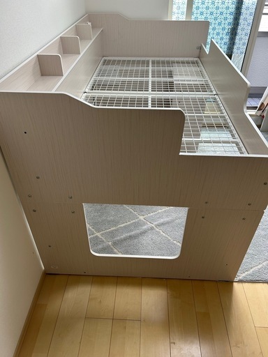 引き取り限定！！！）ブラック ロフトベッド ニトリ 引き取り限定