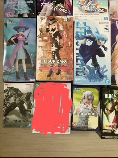 フィギュア 転スラ ドラゴンボール　ウマ娘　ラウンドワン限定　推しの子　しぐれうい　ブロリー　シロ　マクロスフロンティア　16個