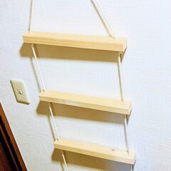 【取引完了】自作なわ梯子