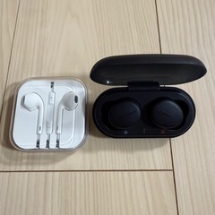 受け渡し予定者決まりました　デスク用スピーカー/有線・無線マウス/Apple EarPods/SONY WFXB700/デジタル時計/USB→LANアダプター　まとめ売りの画像