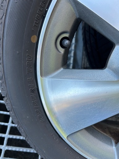 ホンダ純正アルミホイール　タイヤ　ゼスト