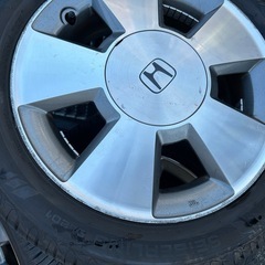 ホンダ純正アルミホイール　タイヤ　ゼストの画像