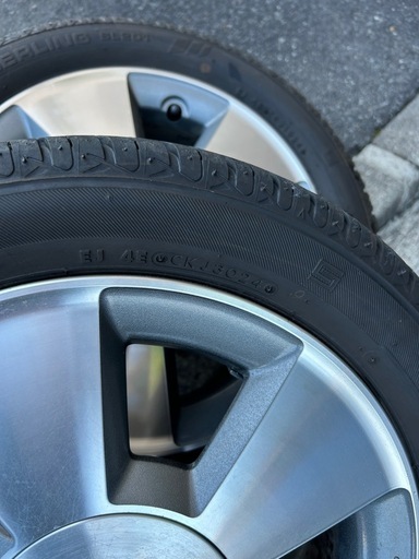 ホンダ純正アルミホイール　タイヤ　ゼスト