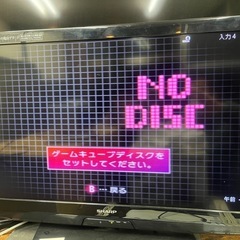 中古テレビシャープ32インチ　11年リモコン付き
