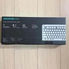 受け渡し予定者決まりました　新品　ロジクール　ワイヤレスキーボード　白　K855の画像