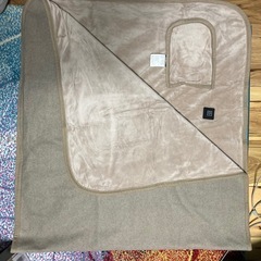 ヒーター入りブランケット モバイルバッテリー駆動