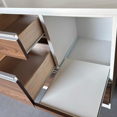 国産 三友ファニチャー モダンキッチンボード、幅80cm Used/美品の画像