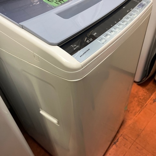 D0438洗濯機日立BEATWASH19年7kg BW-V70C