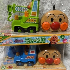 アンパンマンクレーン車とショベルカーのセット