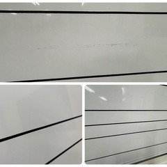 ホワイトボード 両面 コロ付きの画像