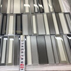 ★おしゃれ　デザイン　ミックスストライプ　タイル　DIY　1枚（シート）：880円の画像