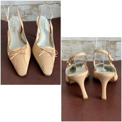 銀座カネマツ【24㎝】パンプス☆クリーニングお手入れ済6227の画像