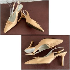 銀座カネマツ【24㎝】パンプス☆クリーニングお手入れ済6227の画像