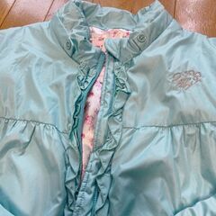 マザウェイズ　女の子 150 アウター エメラルドグリーン ジャケット　コートの画像