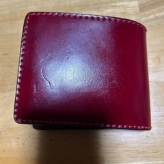 mama kin'【ハンドメイド】コードバン二つ折り財布