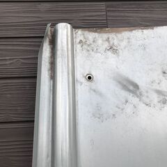 単管パイプ　雨除け屋根（フック付き）の画像