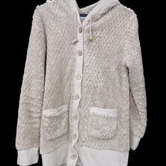 (古着)SOSPITA モコモコパーカー(size L)