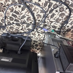 ジャンク　PC モニタ　キーボード　ケーブルの画像