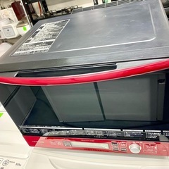 配送可能　保証付き 日立 HITACHI 過熱水蒸気オーブンレンジ ヘルシーシェフ 33L レッド MRO-RV100 の画像