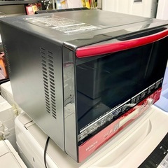 配送可能　保証付き 日立 HITACHI 過熱水蒸気オーブンレンジ ヘルシーシェフ 33L レッド MRO-RV100 の画像