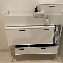 【tower】移動式収納ラックの画像