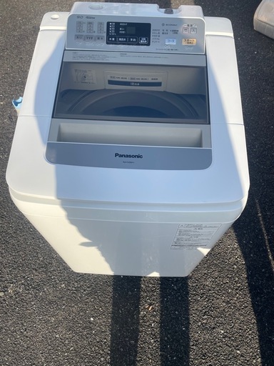 北九州市内配送無料　保証付き パナソニック Panasonic 全自動洗濯機 9kg 即効泡洗浄 エコナビ搭載 シャンパン NA-FA