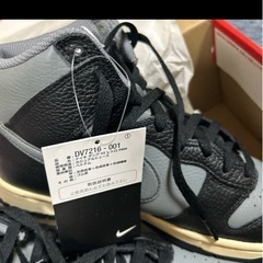 Nike DVT216-001 グレー/ブラック スニーカーの画像