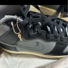 Nike DVT216-001 グレー/ブラック スニーカーの画像