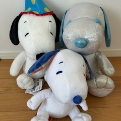 スヌーピー　ぬいぐるみ　3点セット