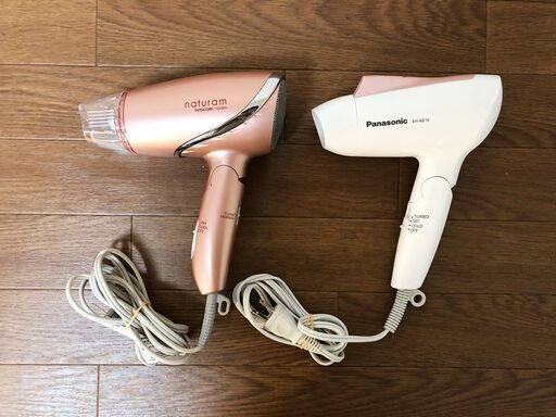 ドライヤー2台セット TESCOM TID303マイナスイオンヘアードライヤー　Panasonic EH-NE16 ionity 1200W\u0026ターボドライ 清掃/動作確認済み