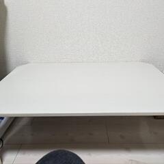 ホワイトローテーブル