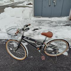 取引き中　自転車　