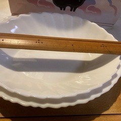 白　楕円皿(ヤマザキパン)2枚せっとの画像
