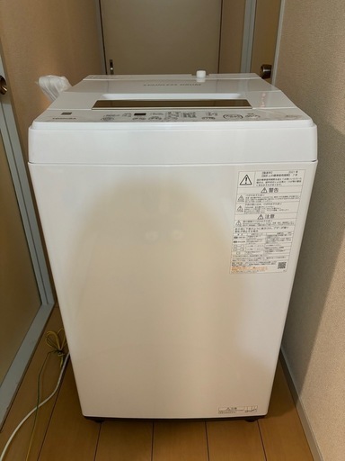 TOSHIBA 洗濯機 2021年製 本日引き取りのみ